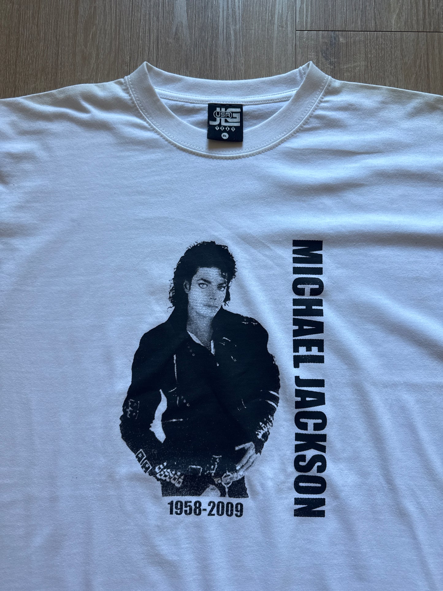 Y2K Michael Jackson RIP Rap Band Tee