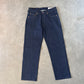 Evisu Embroidered Japanese Grey Dog Art Salvage Denim Jeans