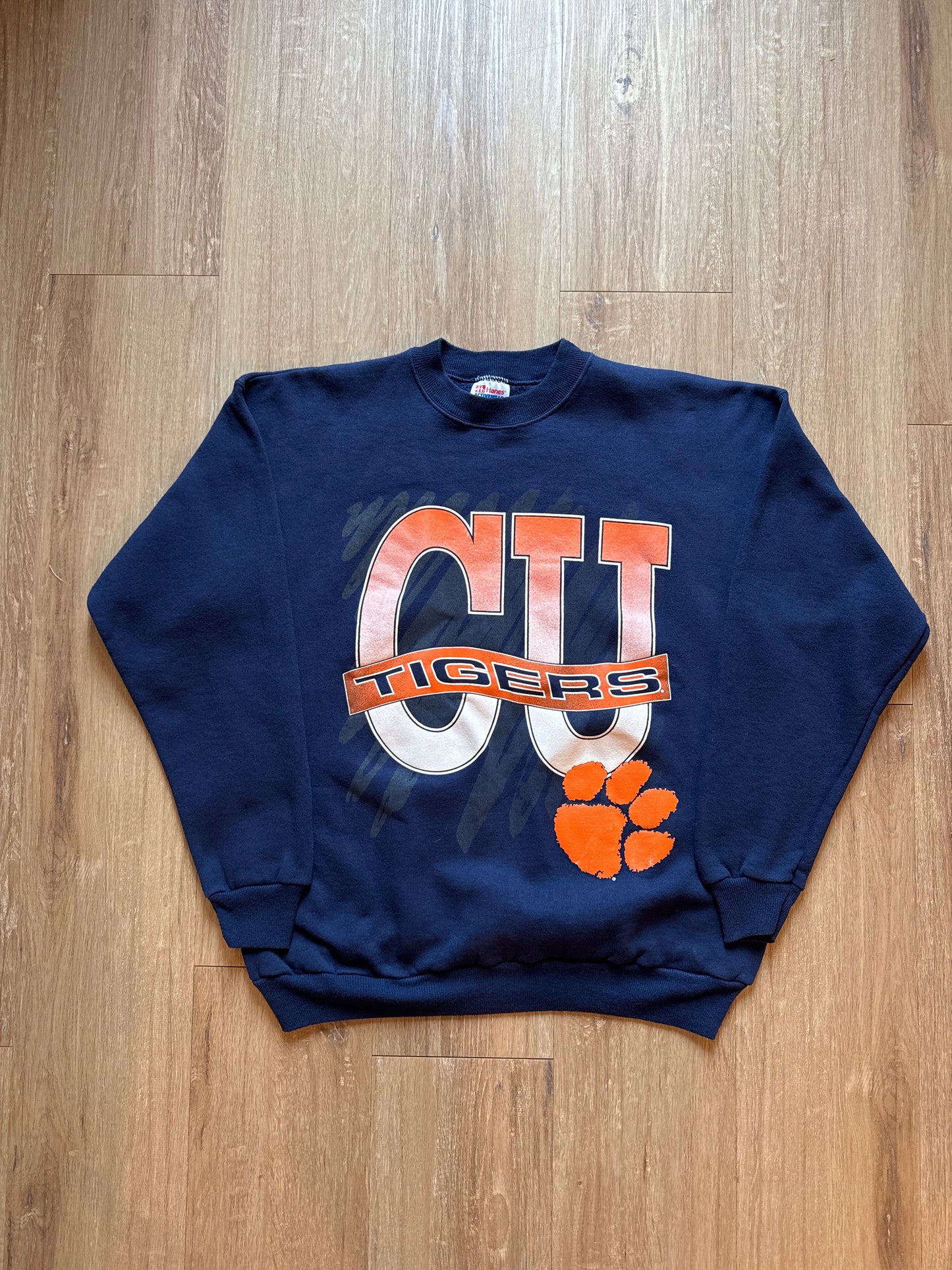 Vintage University Of Clemson Tigers Sweatshirt