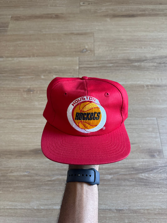 Vintage 90s Houston Rockets Snapback Hat