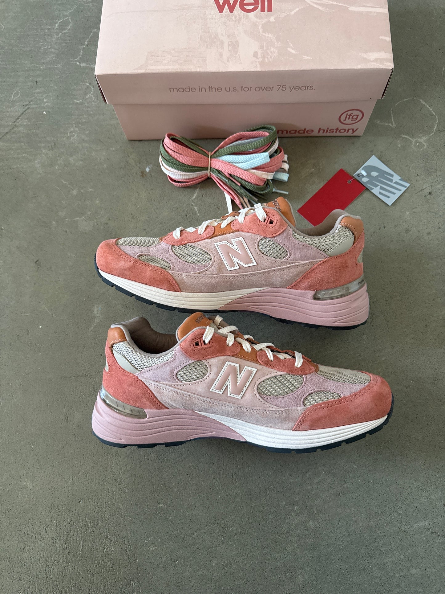 New Balance 992 MiUSA Joe Freshgoods Aged Well