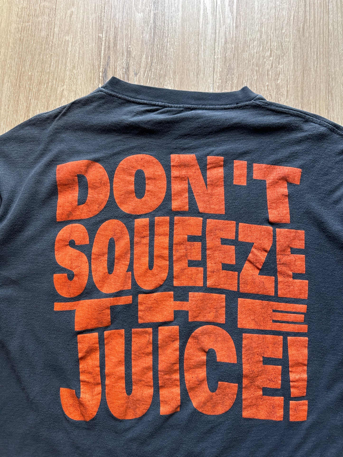 Vintage 90s OJ Simpson We Still Love Ya #32 We Love O.J! Don’t Squeeze The Juice Tee