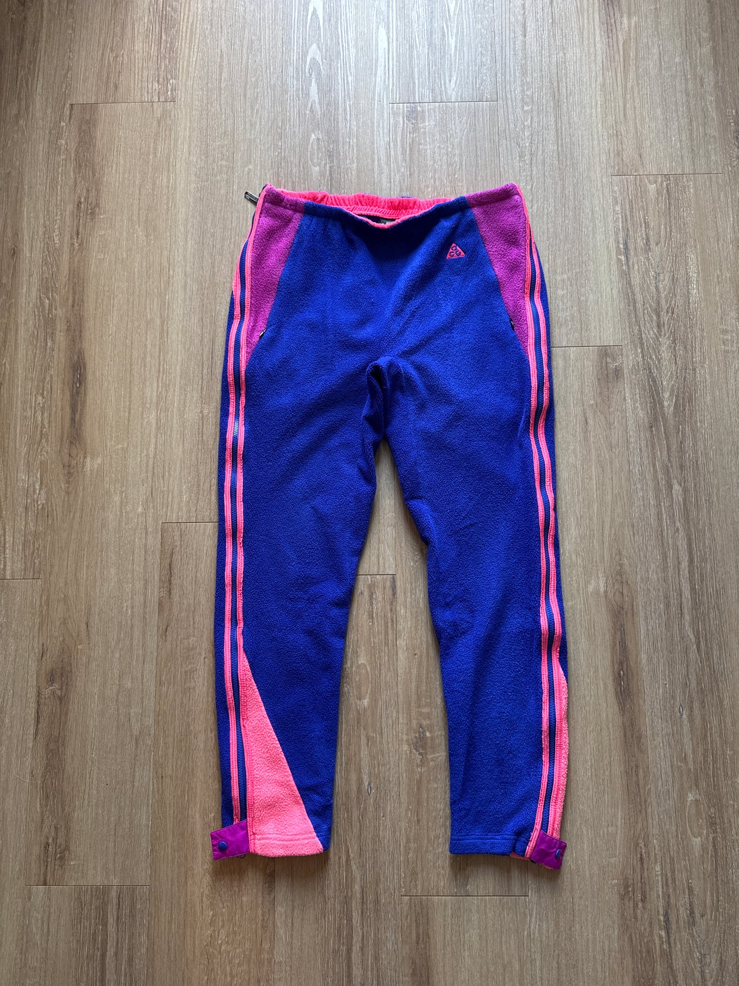 Vintage 90s Nike ACG Makalu Fleece Side Zip Sweatpants