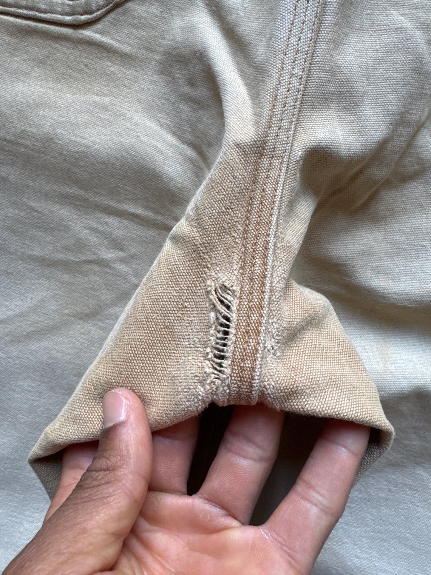 Vintage Carhartt Faded Distressed Tan Carpenter Pants