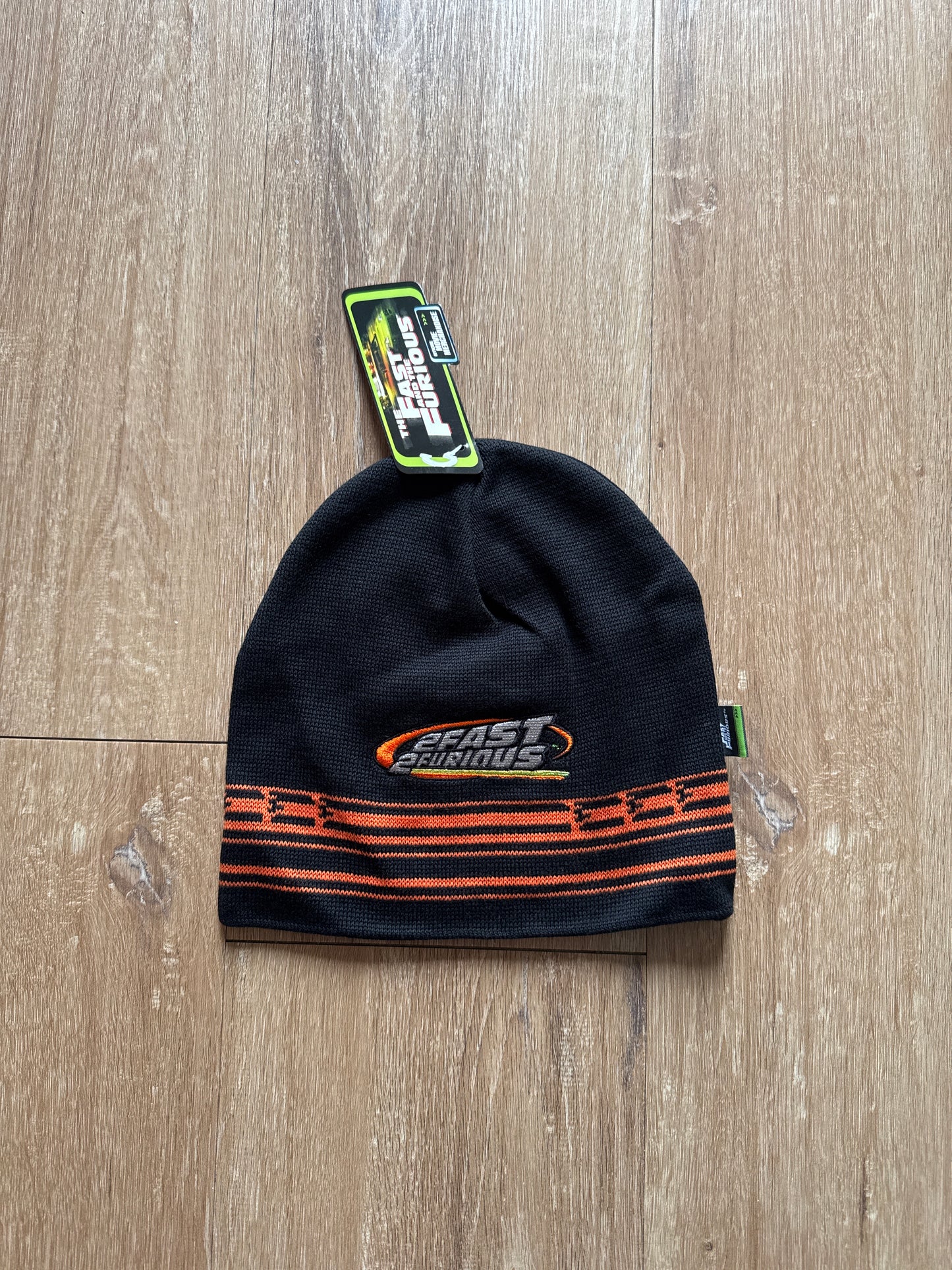 The Fast And The Furious 2 Fast 2 Furious Knit Orange Beanie Hat