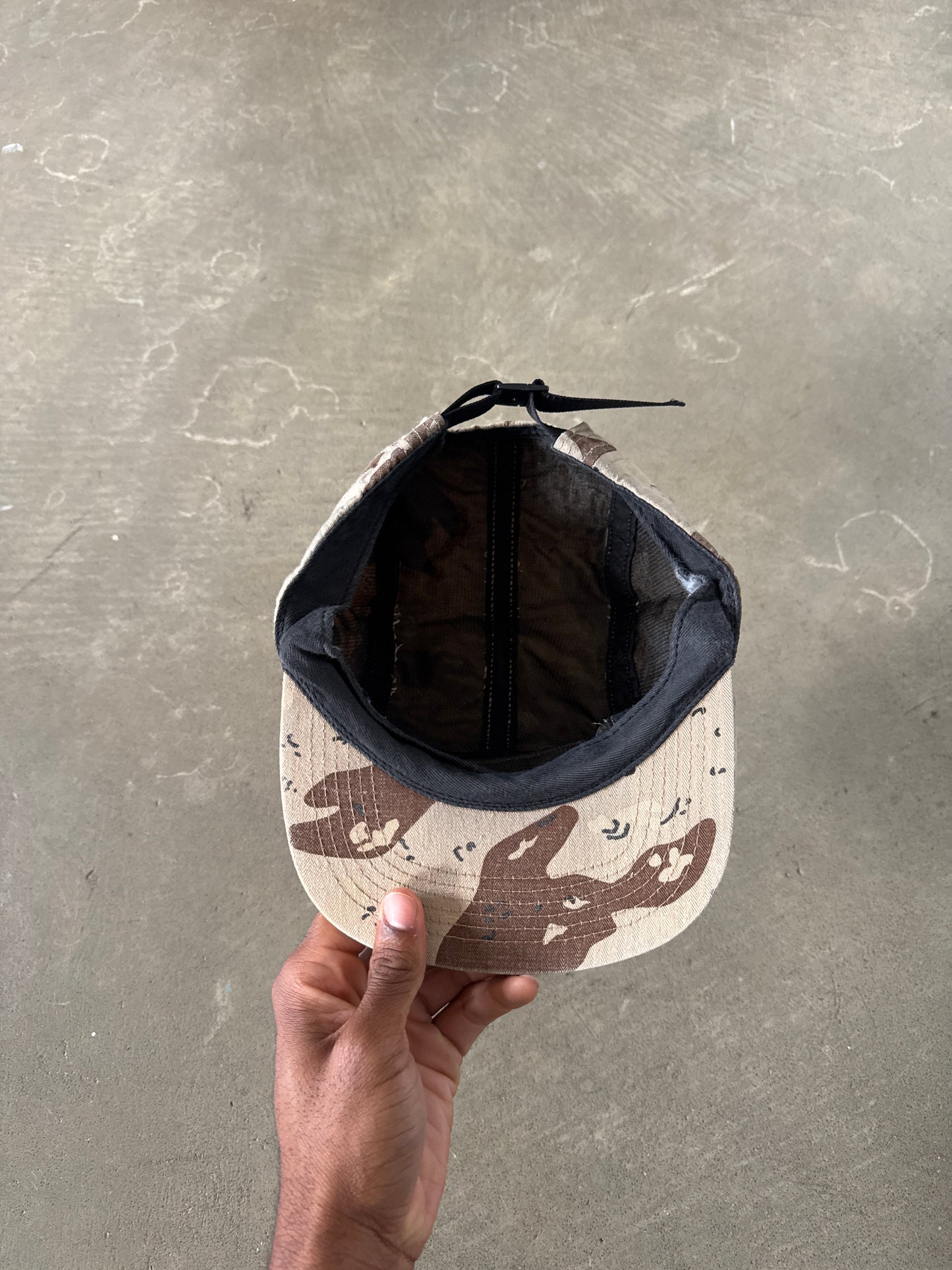 Supreme 5-Panel Desert Chocolate Chip Camo Hat (FW12)