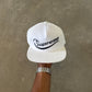 Supreme Metallic Logo Corduroy 5-Panel White Snapback Hat