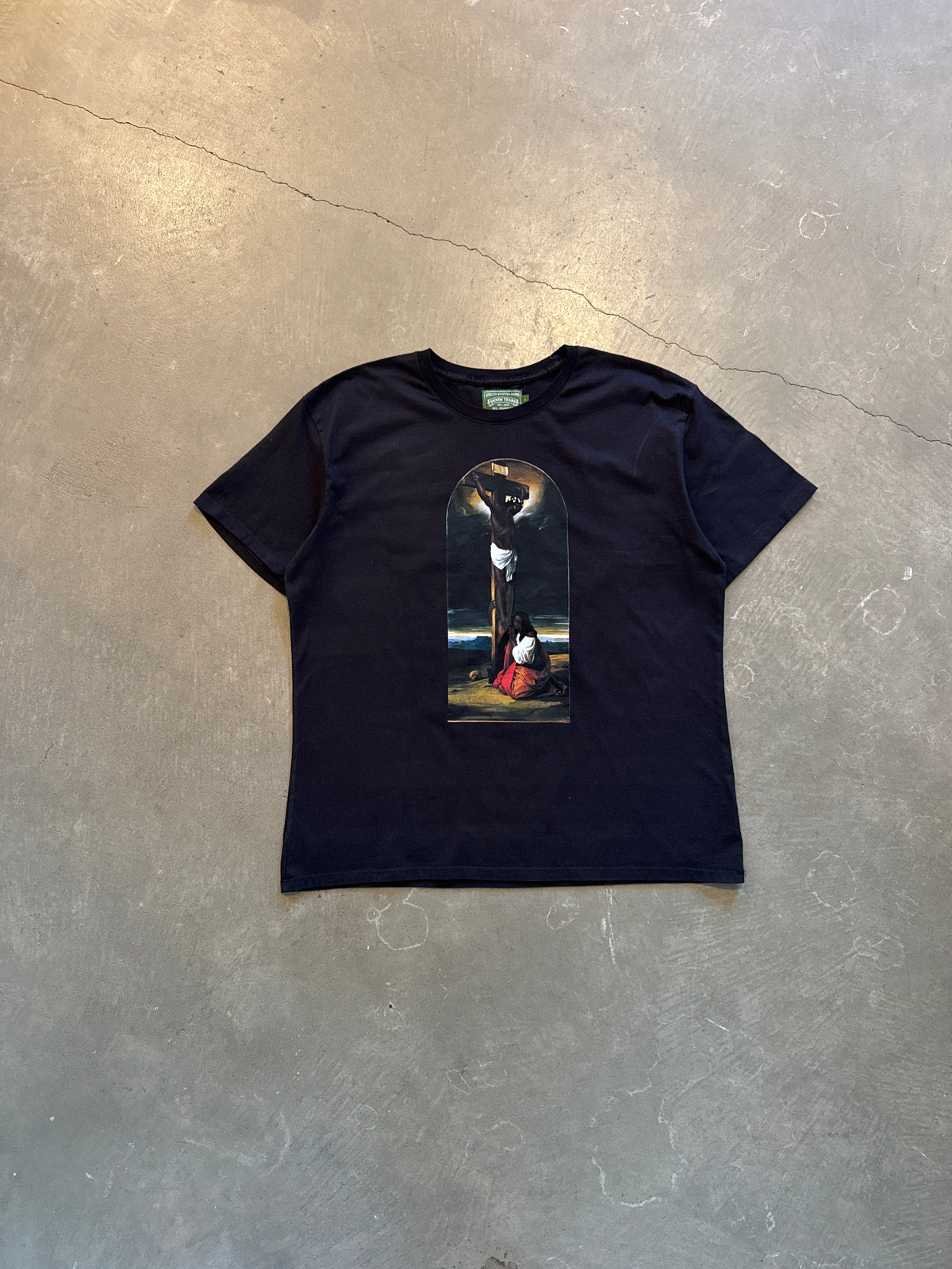 Denim Tears Seasonal Biblical Black Tee