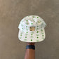 Vintage J.V Monogram Leather Snapback Hat