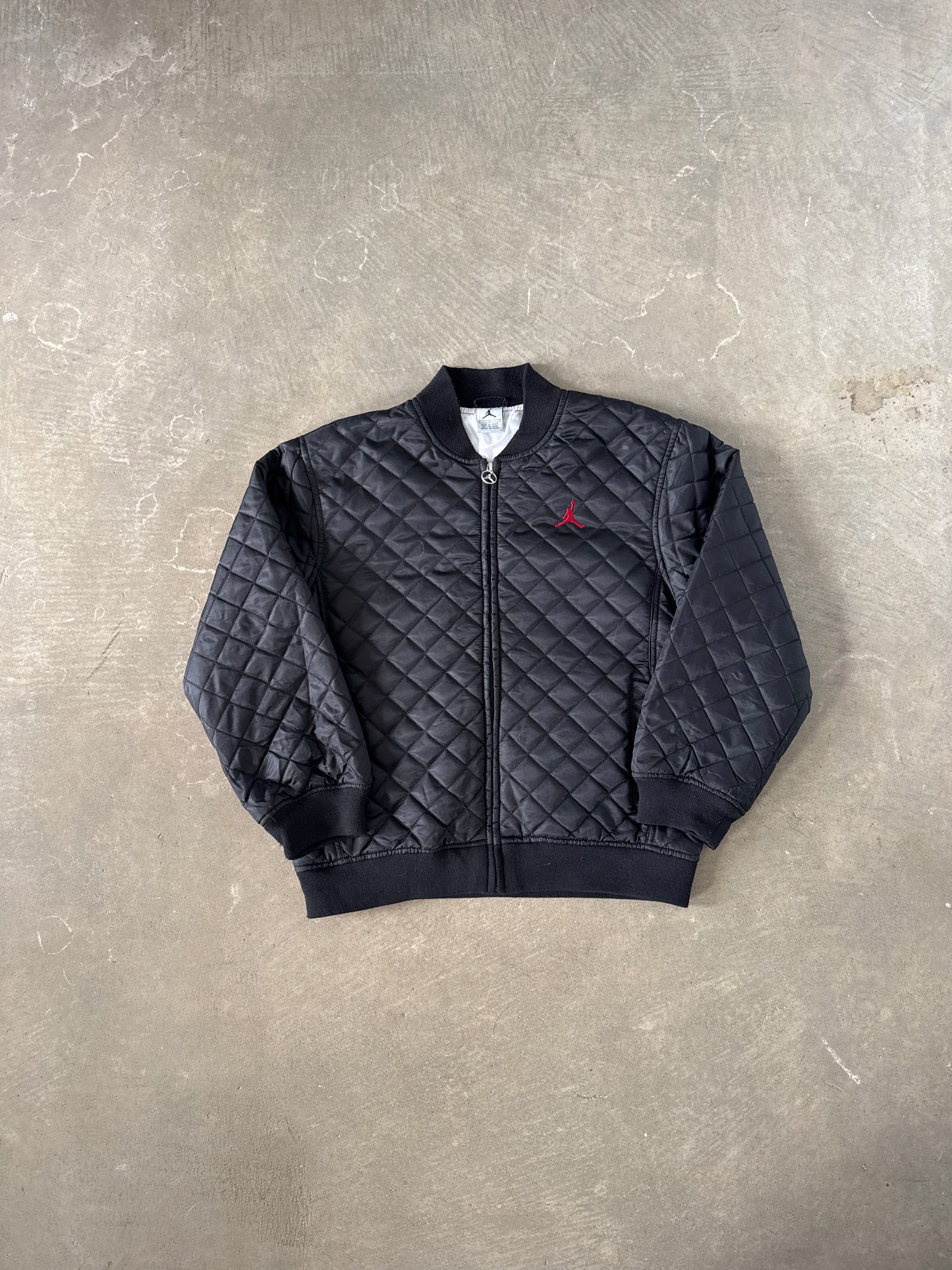 Y2K Youth Air Jordan Embroidered ￼ Logo Quilted Varisty Style Jacket