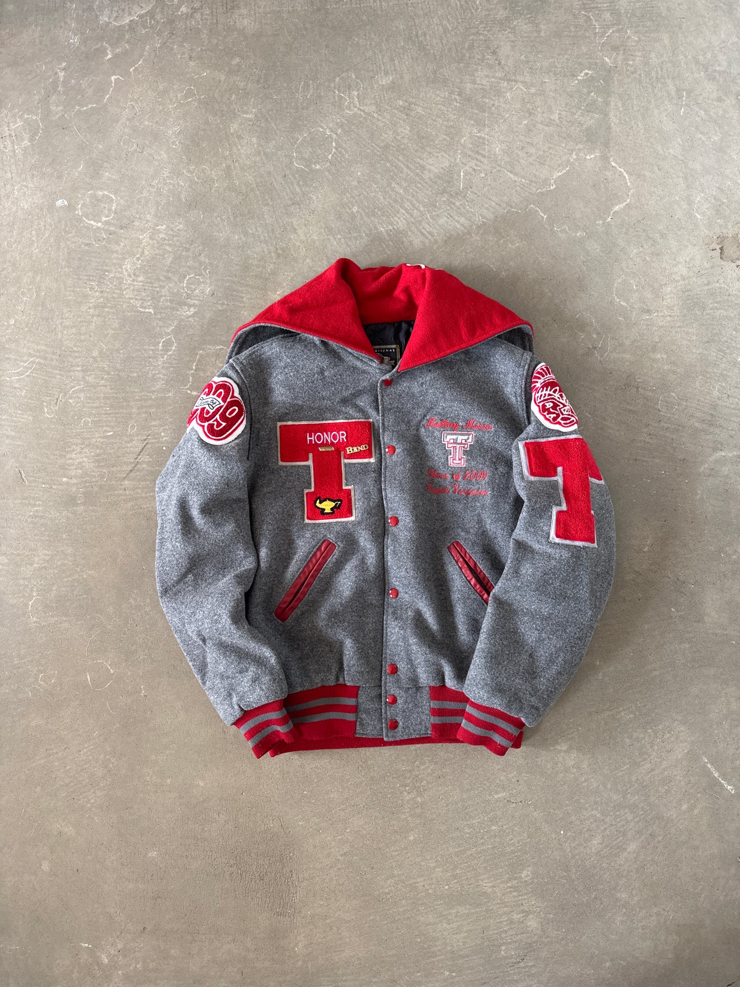 Y2K 2009 Trojans Vanguard Honors Band Varsity Letterman Jacket