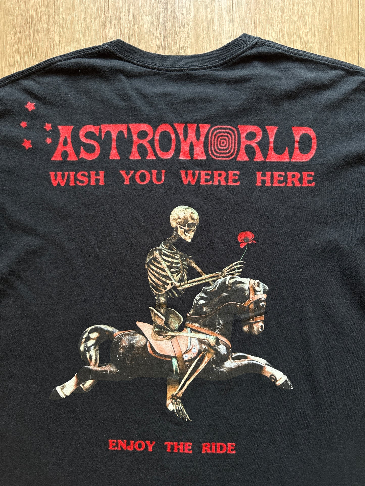 Travis Scott Astroworld Wish You Were Here Enjoy The Ride Tee
