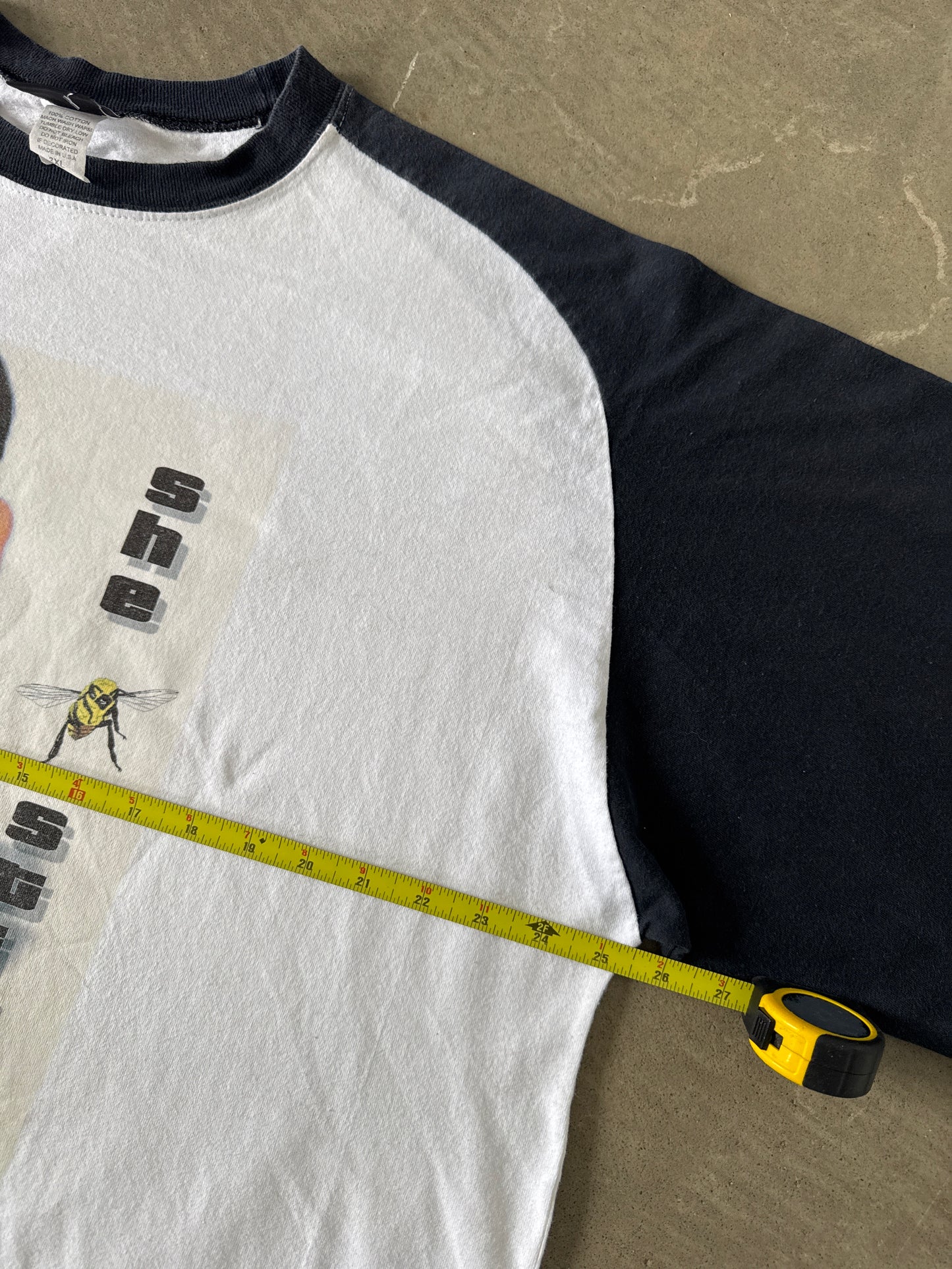 Y2K Laila Ali She Bee Stingin Boxing Muhammad Ali Raglan Tee