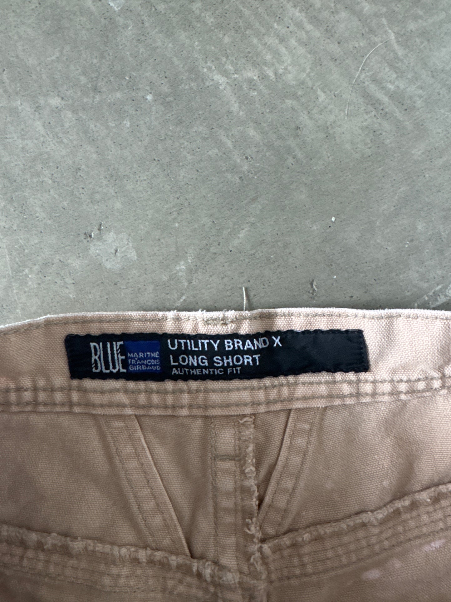 Vintage Marithe Francois Girbuad Light Tan Baggy Long Shorts