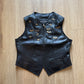Vintage Wilson The Leather Experts Ladies Of Harley Davidson Patch Leather Vest