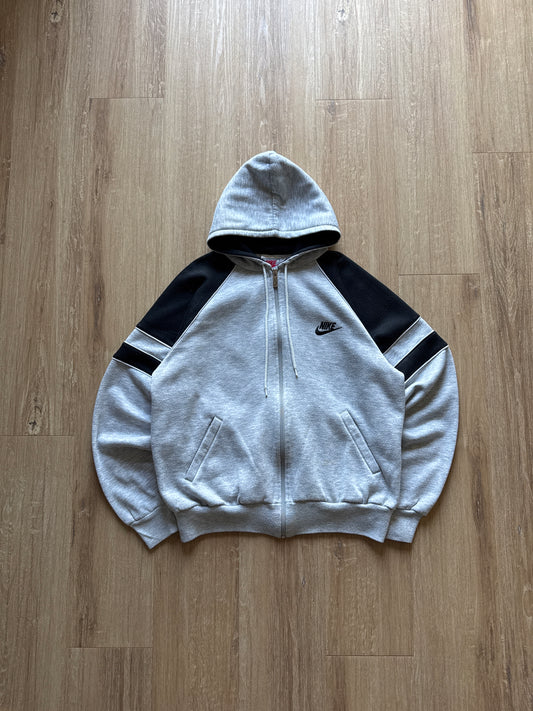 Vintage 80s Nike Logo Hooded Zip Up