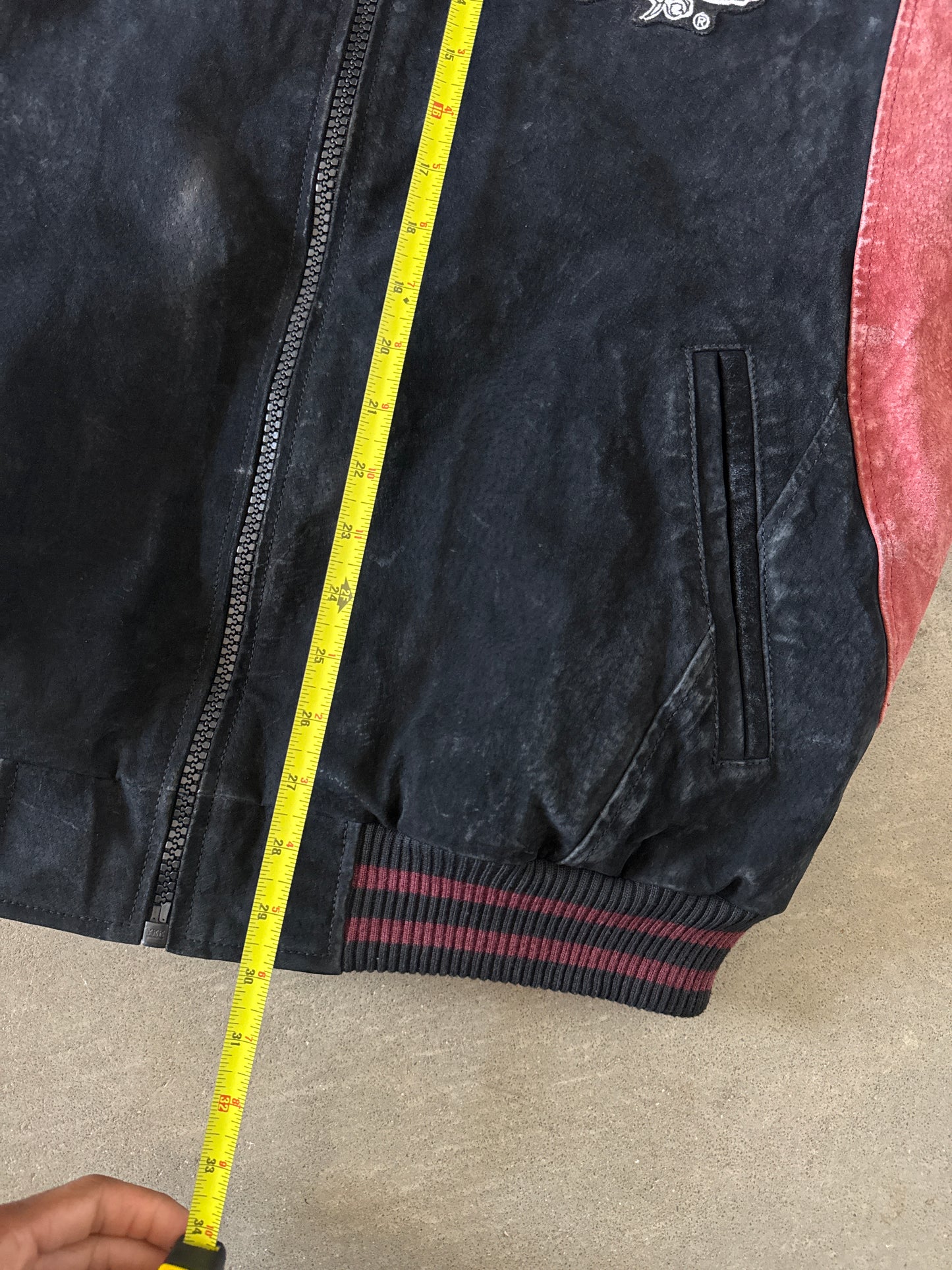 Vintage 90s University Of South Carolina Gamecocks Suede Leather Varsity Jacket