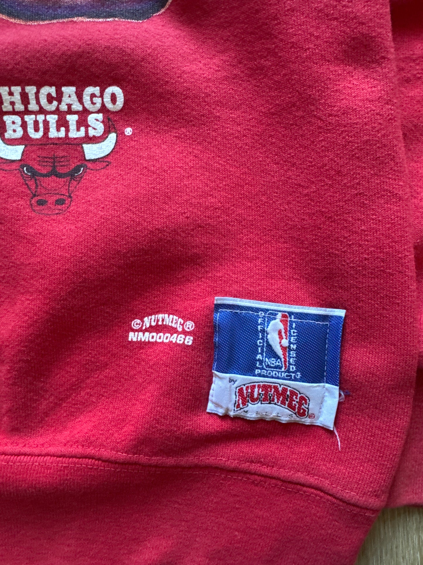 Vintage Youth 1994 Nutmeg Chicago Bulls Double Sided Bull Sweatshirt