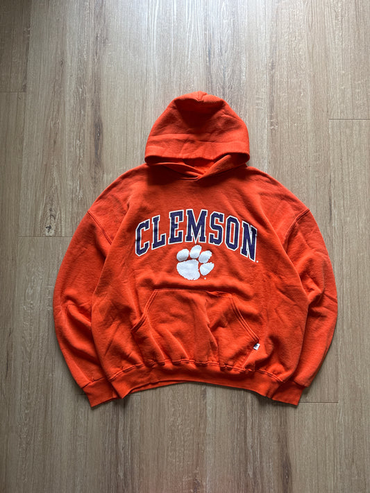 Vintage Russell Athletic University Of Clemson Tigers Hoodie