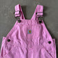 Carhartt Girls' Infant Canvas Pink Bib Overalls