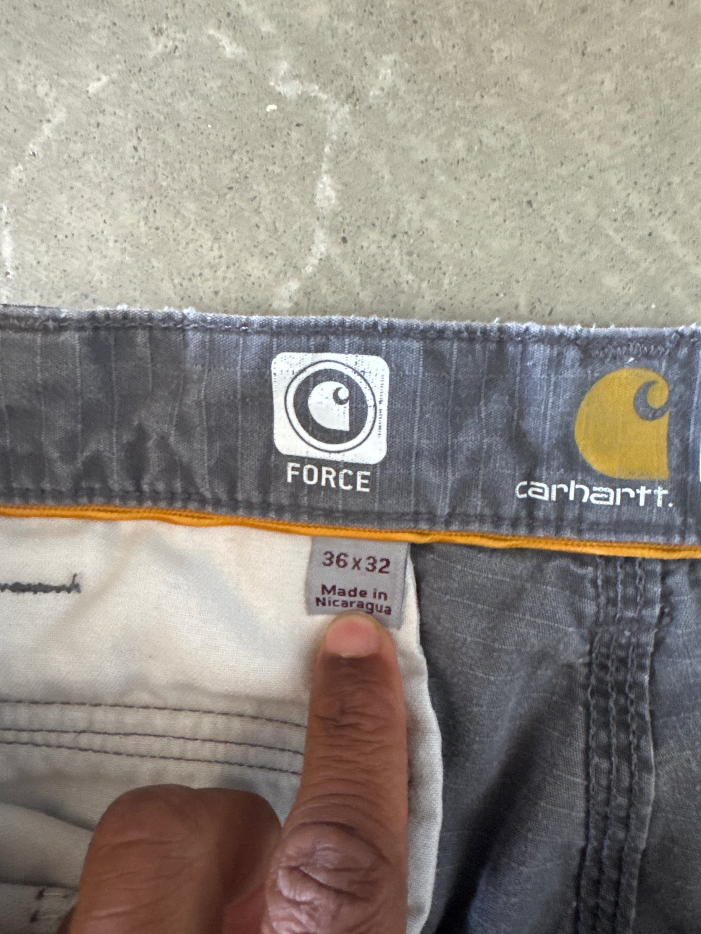 Carhartt Relaxed Fit Grey Cargo Carpenter Pants