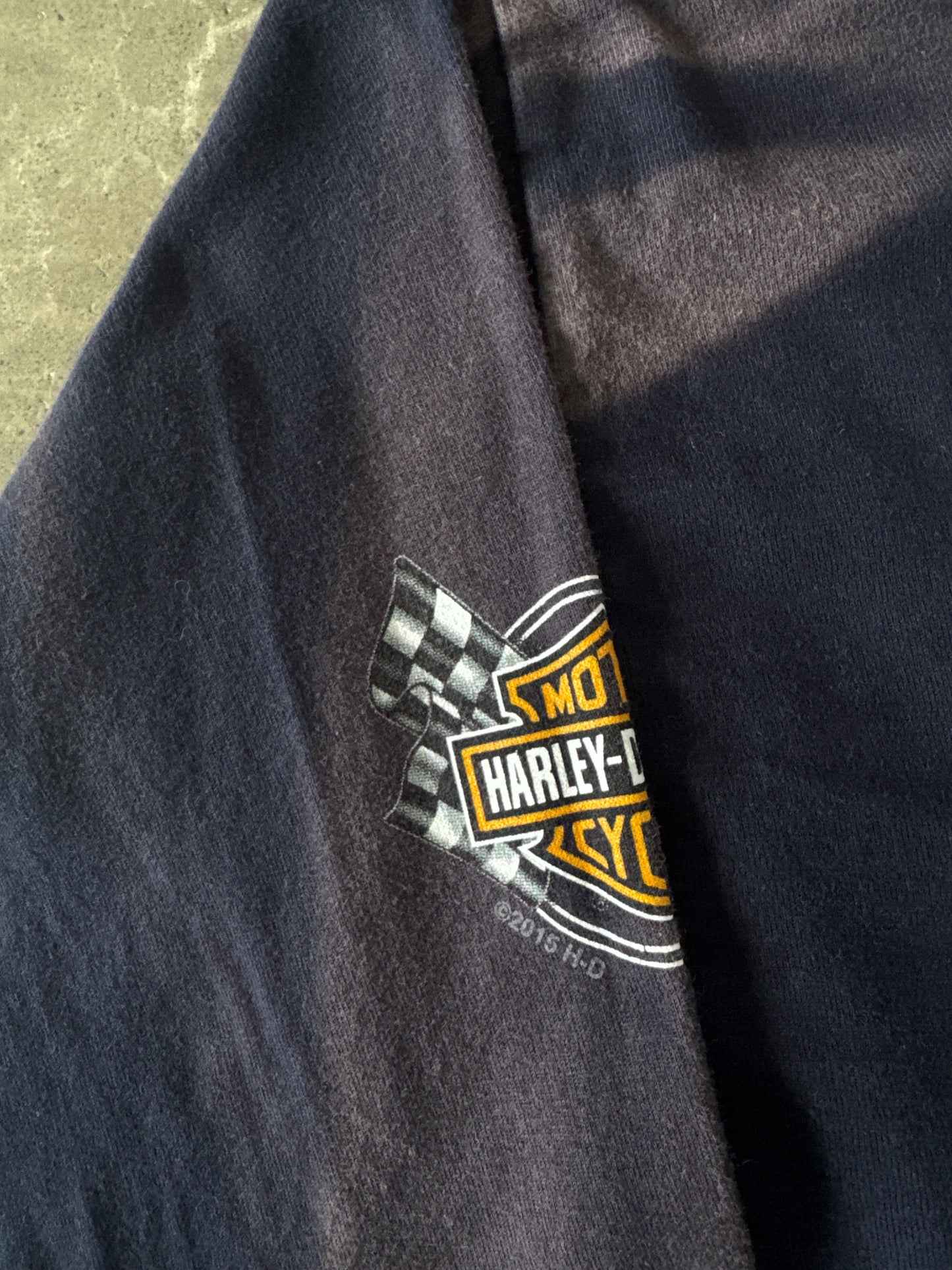 Harley Davidson Sun Faded Charleston South Carolina Long Sleeve