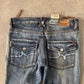 Vintage Y2K Women’s LRG Luxirie Ghost Rider Boot Cut Denim Jeans