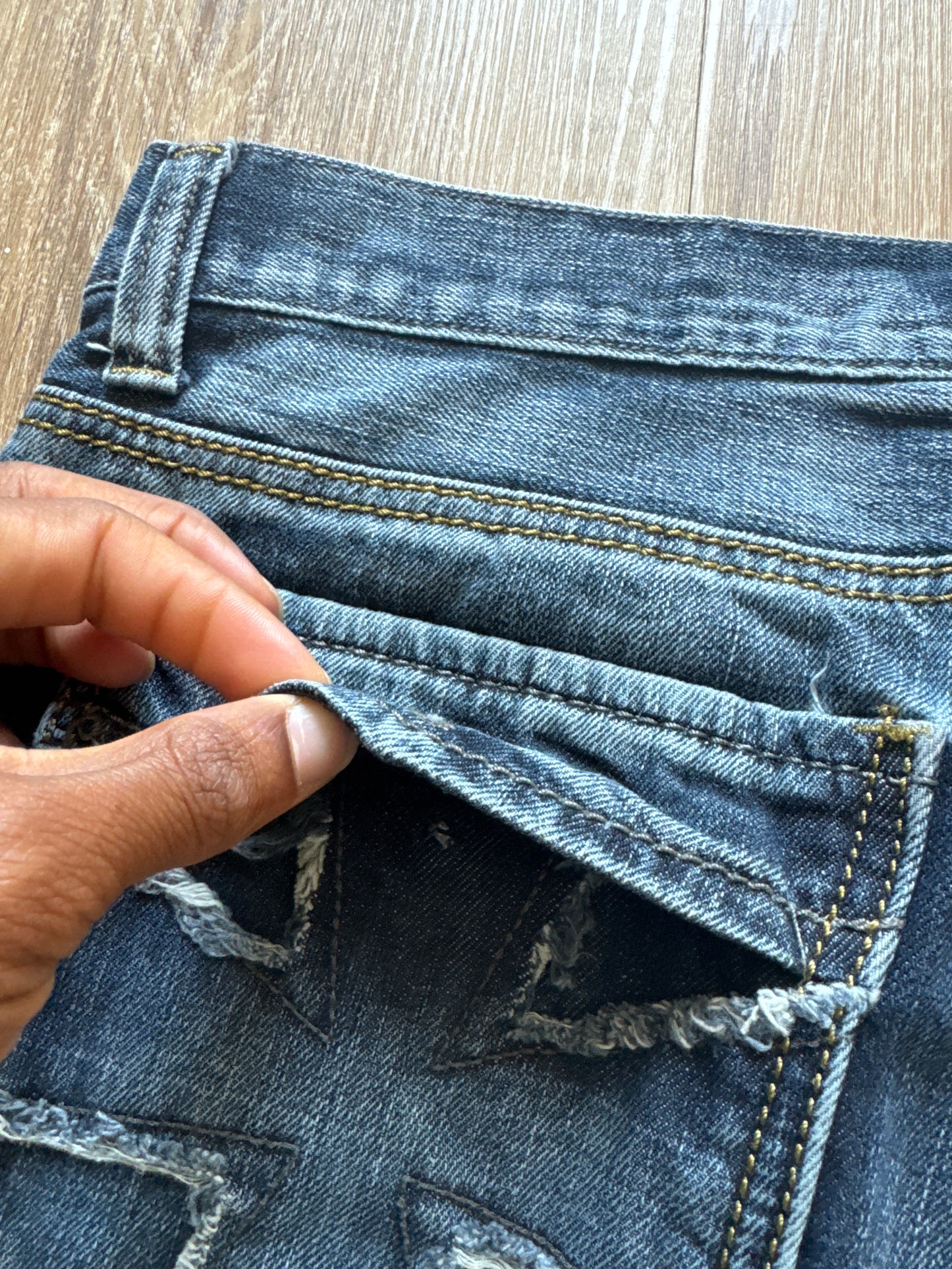 Y2K Helix Bootcut Dark Denim Jeans