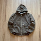 Vintage Youth Carhartt Brown Distressed Faded Work Jacket