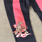 Evisu Embroidered Pink Bull Selvedge Japanese Denim Jeans