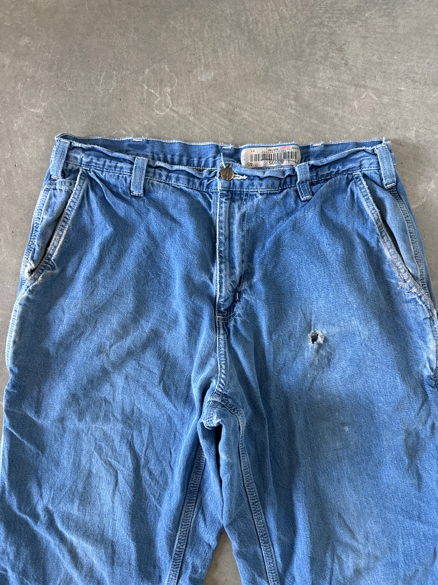 Vintage Carhartt Dungaree Fit Distressed Denim Jeans