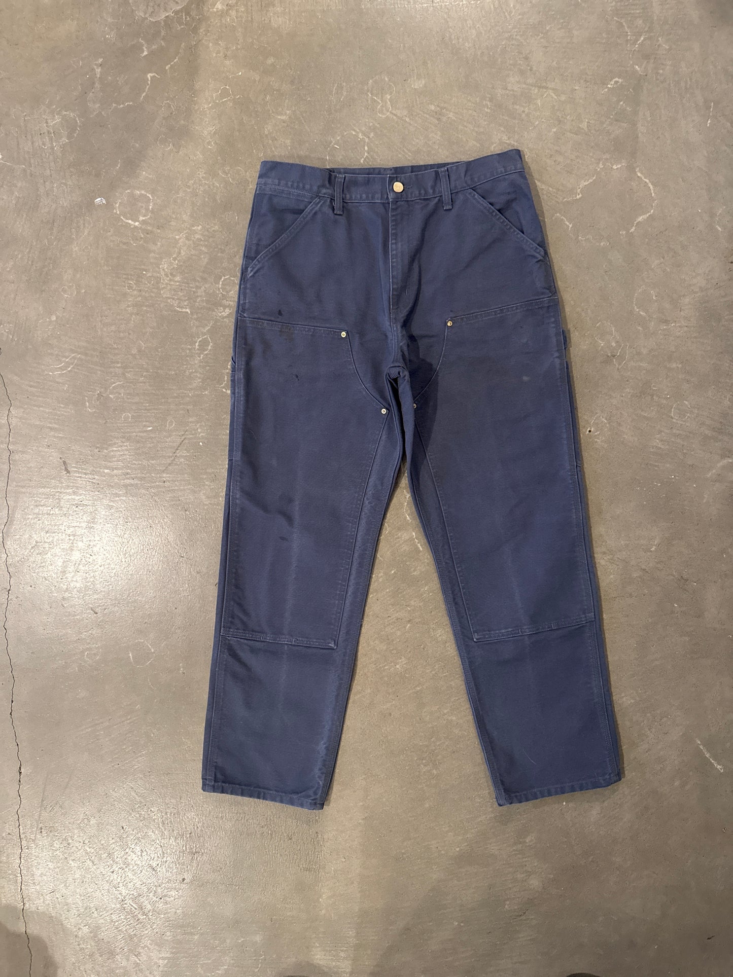 Carhartt WIP Double Knee Navy Pants