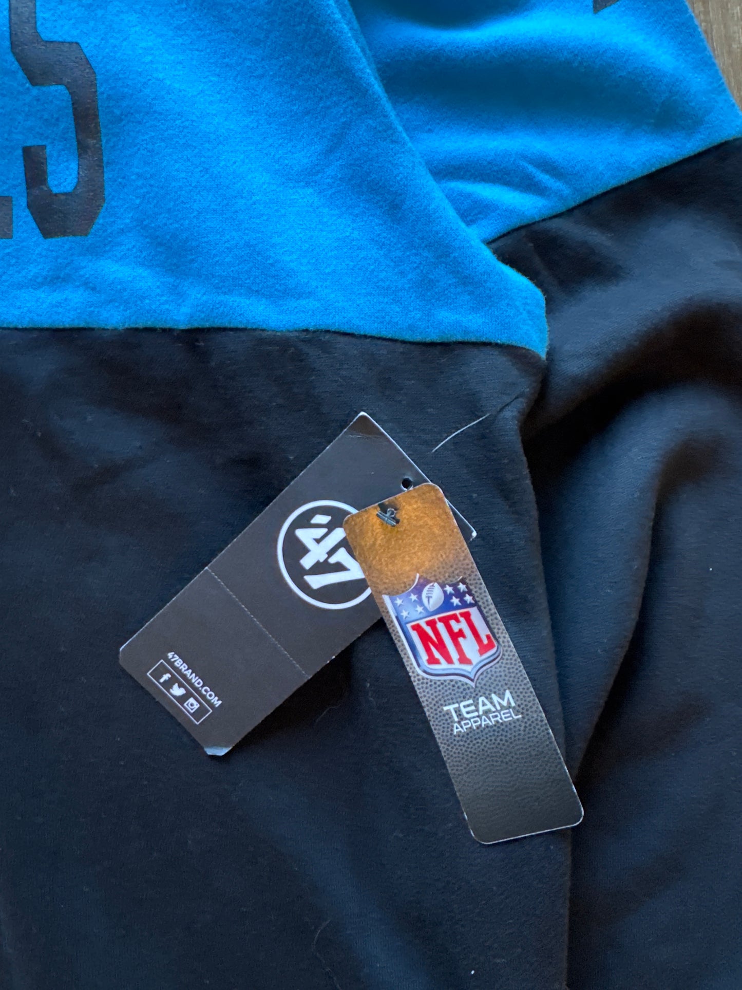 47 Brand Carolina Panthers Logo Sweatshirt