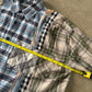 Needles Rebuild By Needles 7 Cut Reworked Flannel Button Up Shirt