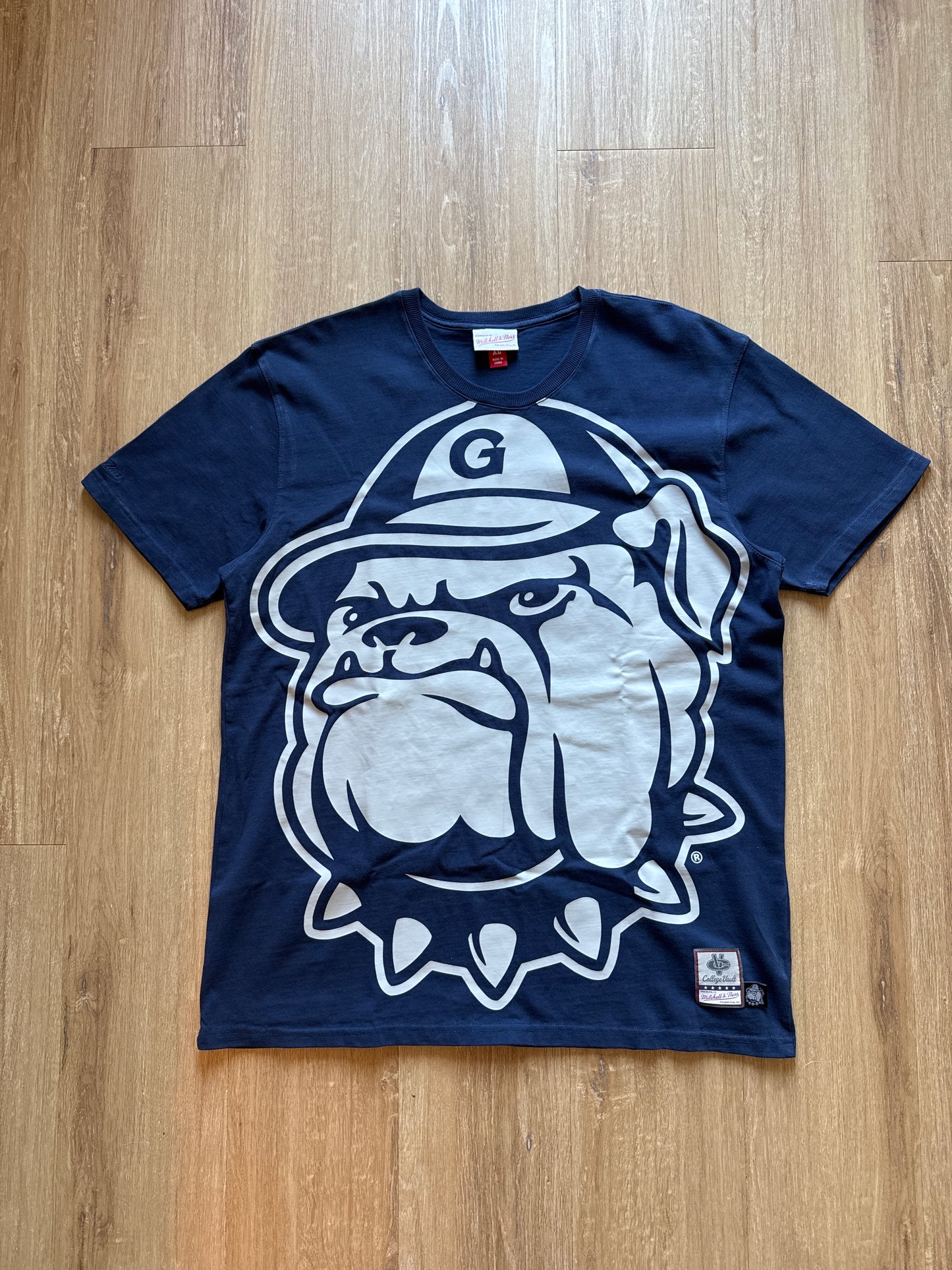 Mitchell & Ness College Vault Georgetown Hoya All Over Print Tee