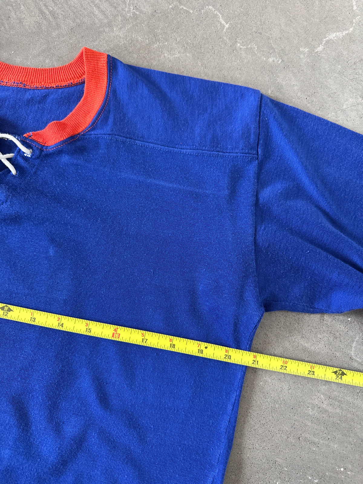 Vintage 1950s Blank Hockey Jersey