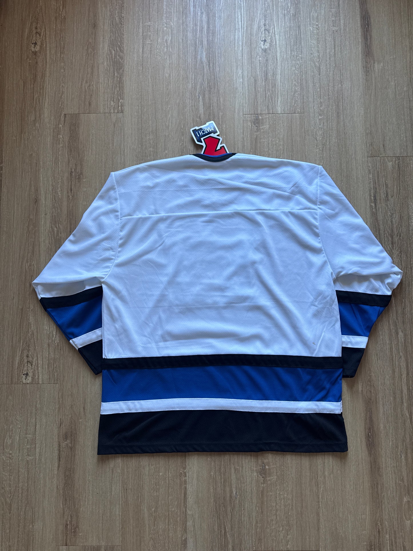 Vintage 90s Match 1 Collegiate Sportswear Duke University Blue Devils Hockey Jersey