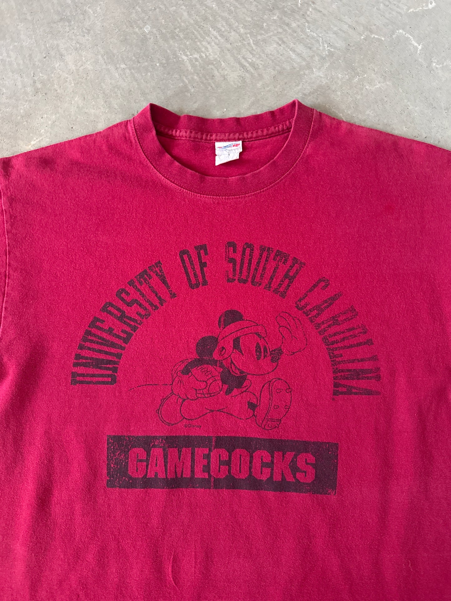 Vintage Mickey Mouse University Of South Carolina Gamecocks Tee