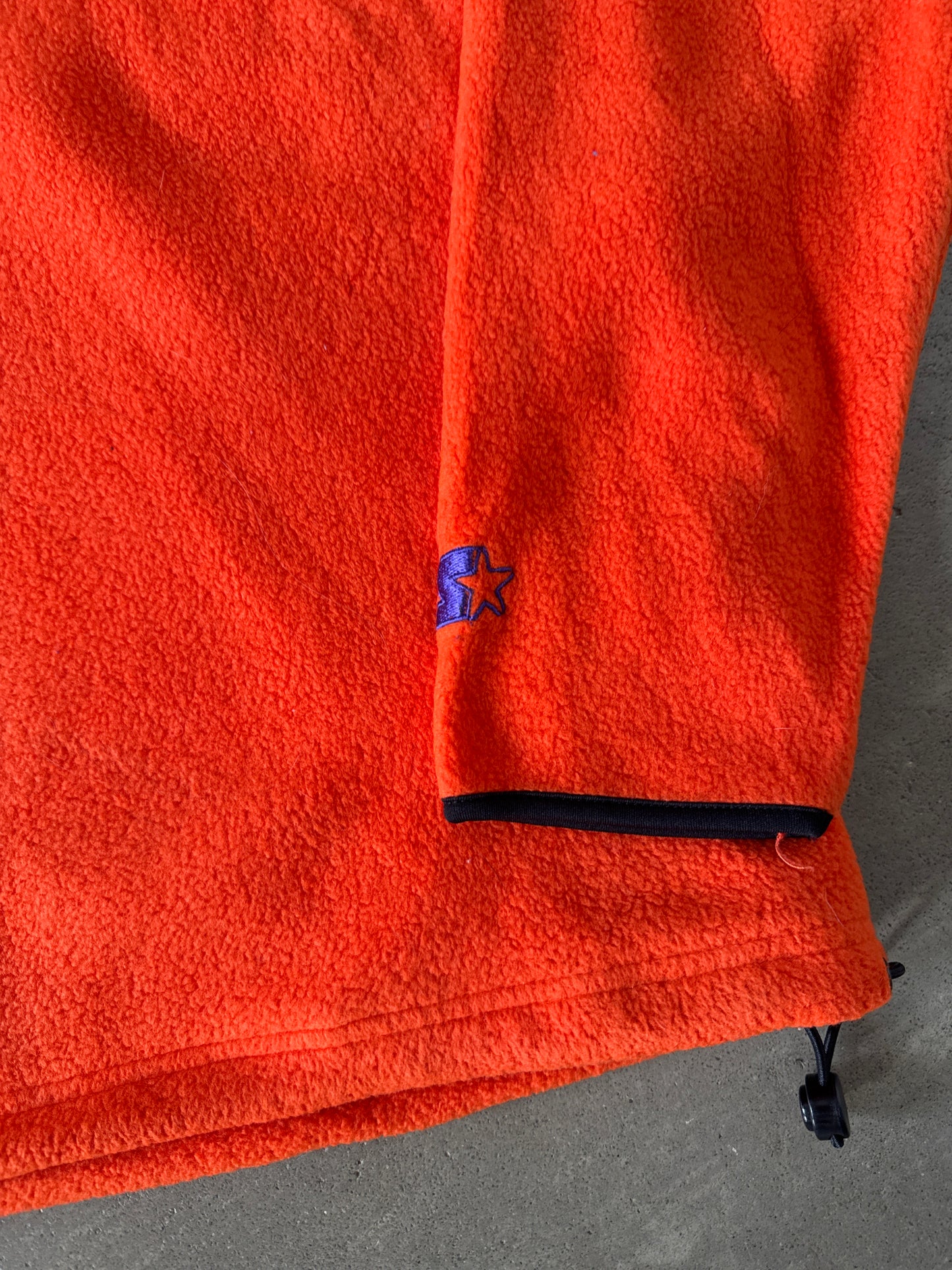 Vintage Starter Clemson University Tigers Fleece Quarter Zip Pullover