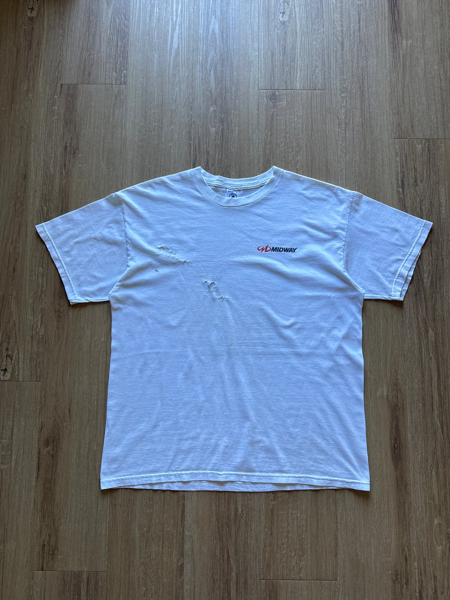 Vintage 1997 NFL Blitz Midway Nintendo PlayStation Game Promo Tee