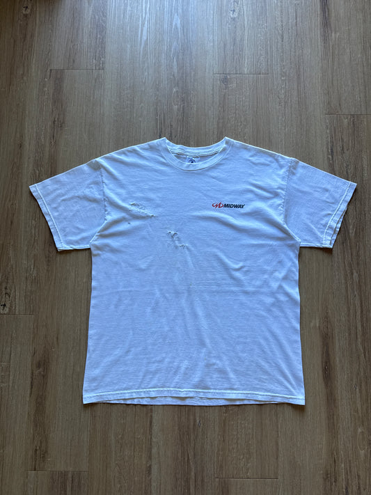 Vintage 1997 NFL Blitz Midway Nintendo PlayStation Game Promo Tee