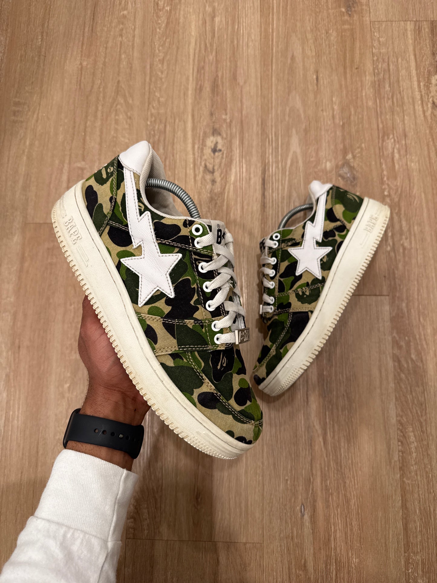 A Bathing Ape Bape Sta Low ABC Camo 20th Anniversary Green