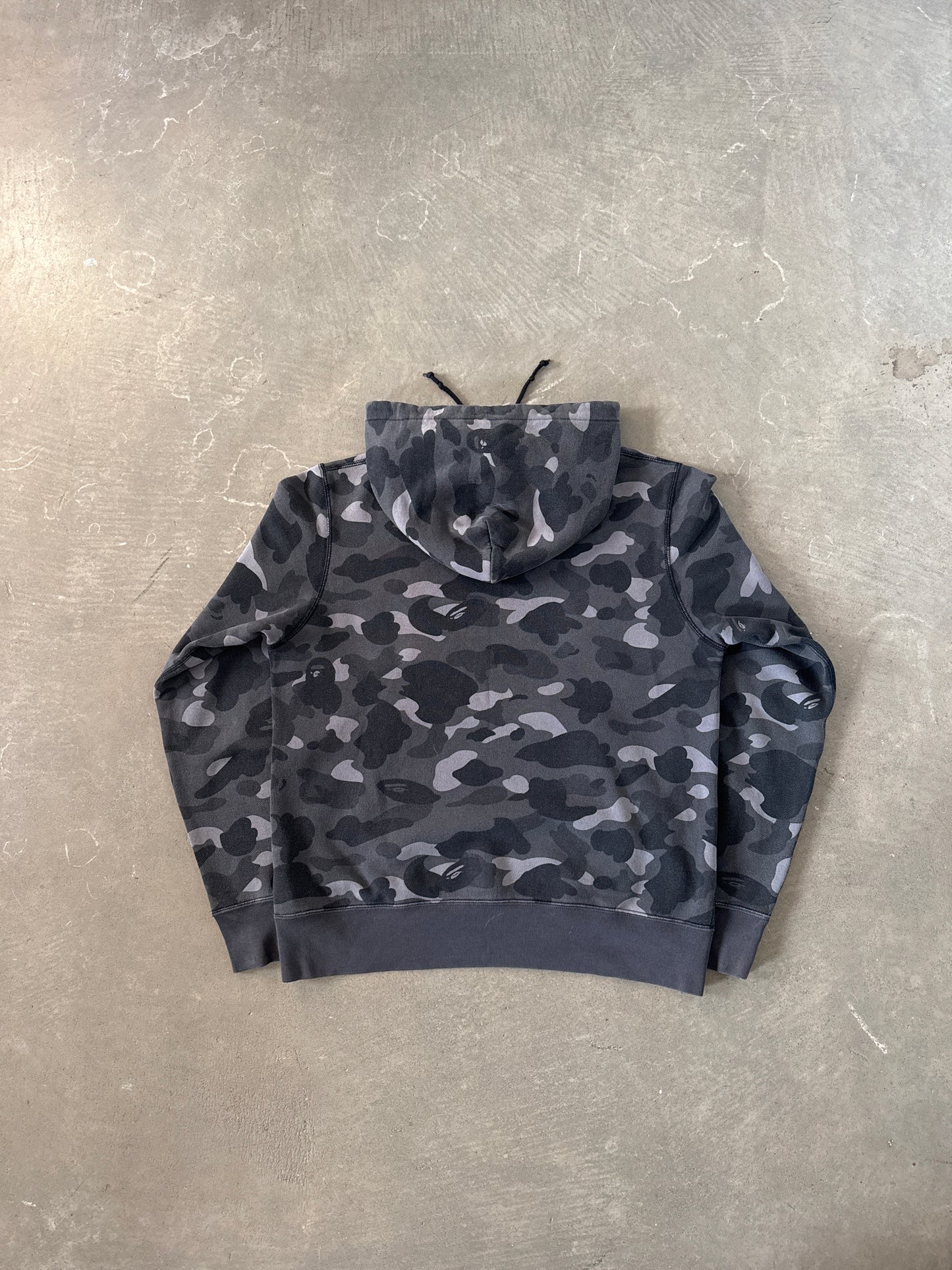 A Bathing Ape Bape Color Camo Black Pullover Hoodie