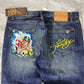Vintage Ed Hardy Jenny Pirate Denim Jeans
