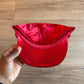 Vintage 80s Troop Red Satin LL Cool J Hip Hop Snapback Hat