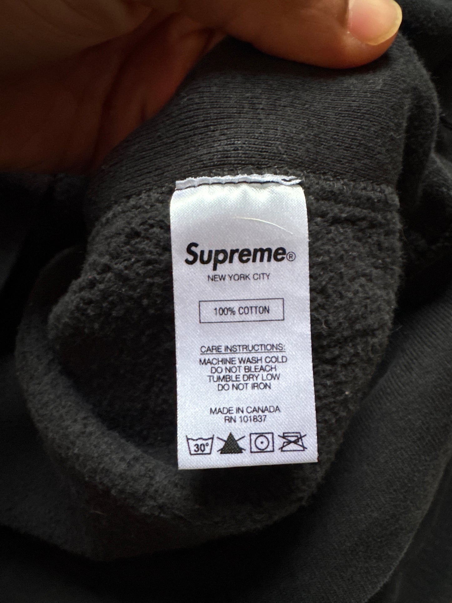 Supreme Drop Shadow Hooded Sweatshirt