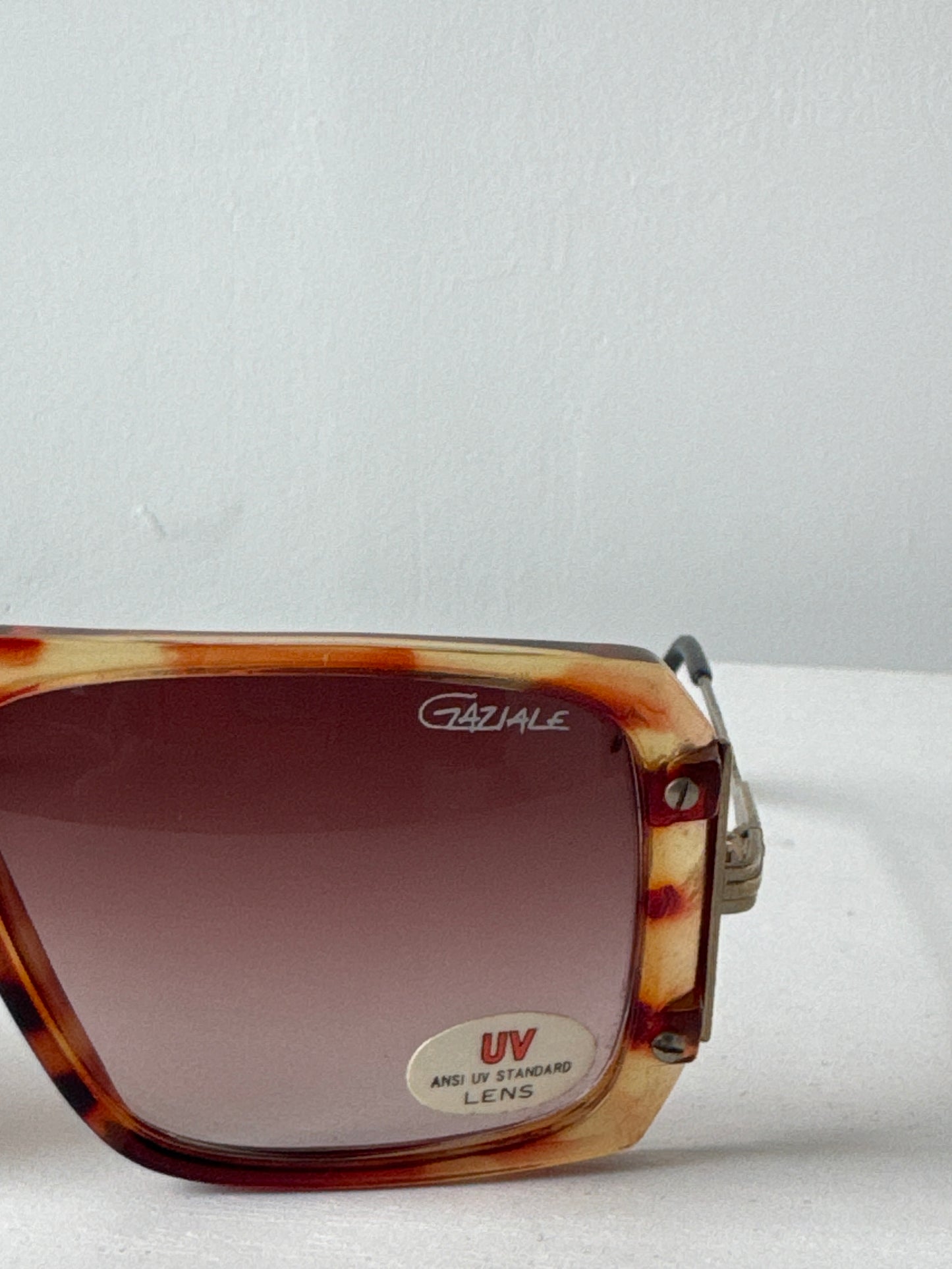 Vintage 80s Gaziale Grandmaster Run DMC Hip Hop Style Cheetah Sunglasses