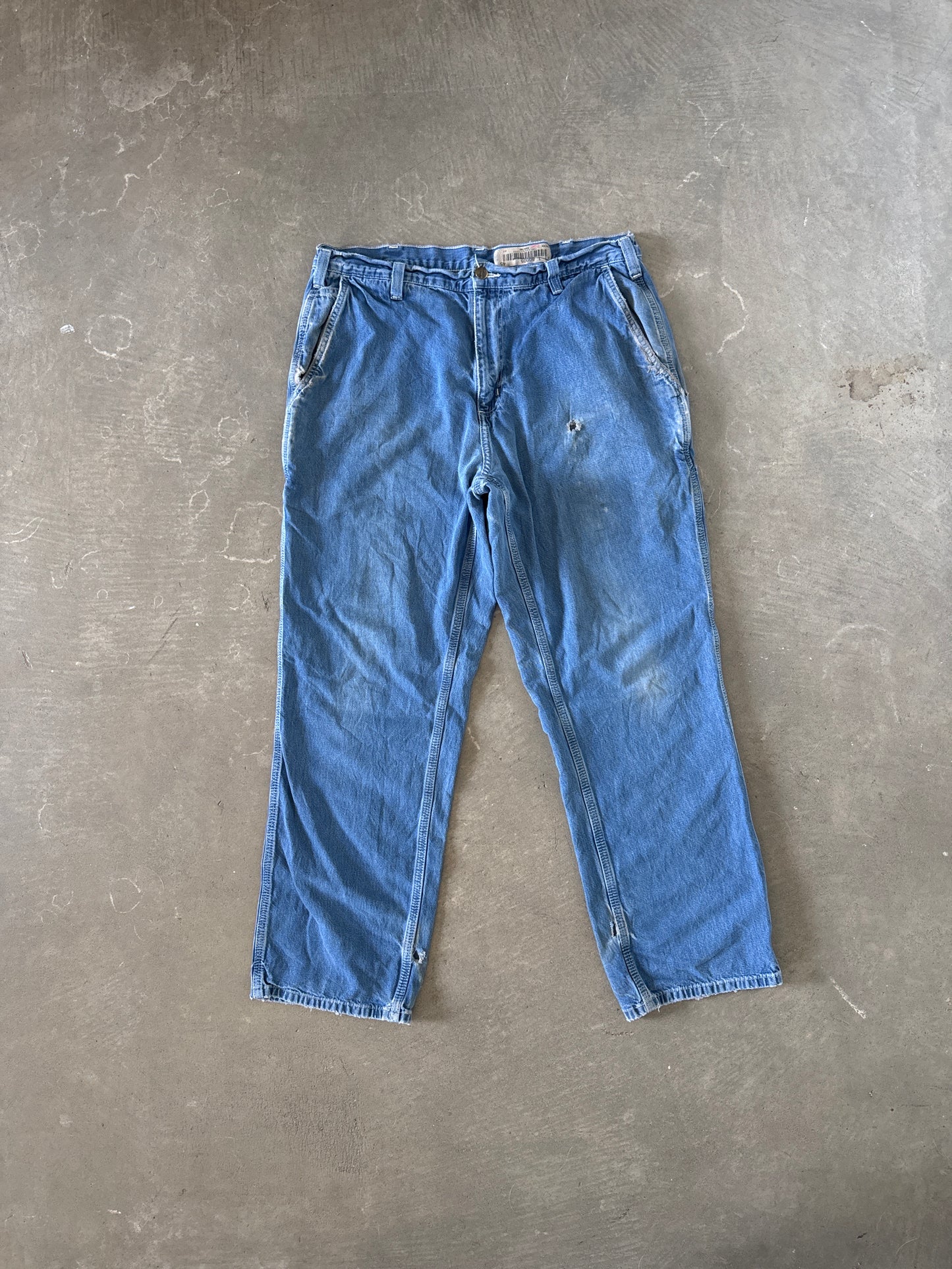 Vintage Carhartt Dungaree Fit Distressed Denim Jeans