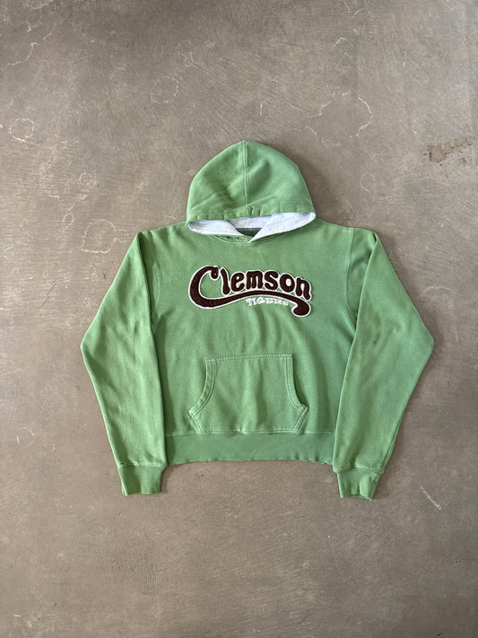Y2K Clemson University Tigers Embroidered Logo Hoodie