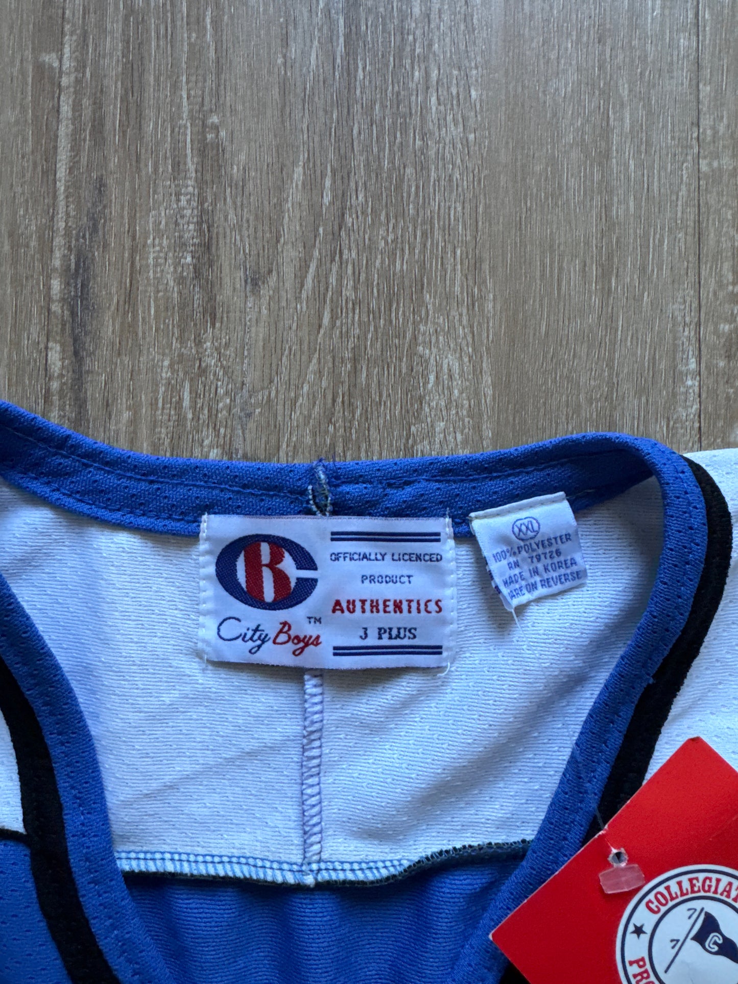 Vintage 90s Collegiate Sportwear City Boy Duke University Blue Devils Hockey Jersey